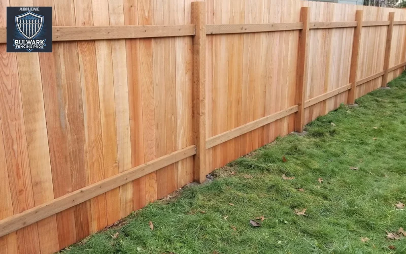 Wood Fence - Abilene Bulwark Fencing Pros